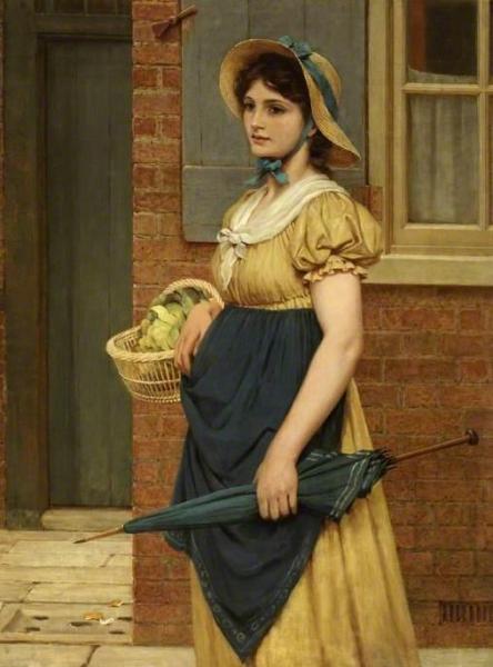 Sally In Our Alley by George Dunlop Leslie Oil Painting Reproductions