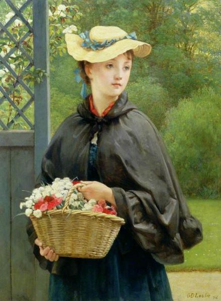 The Gardener's Daughter by George Dunlop Leslie