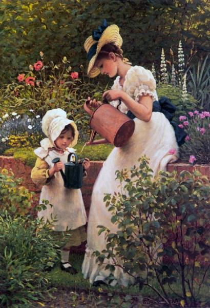 The Young Gardener by George Dunlop Leslie