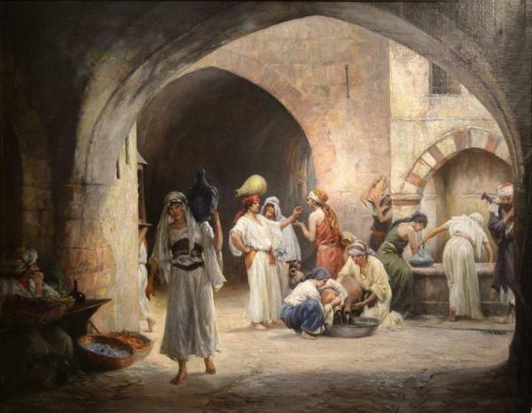 At The Well by George Edward Robertson