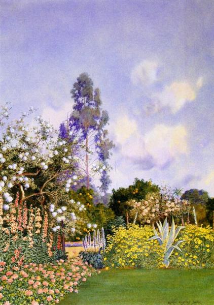 Santa Barbara Gardens by George Elbert Burr