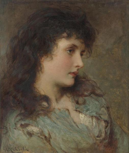 Maud Miller by George Elgar Hicks