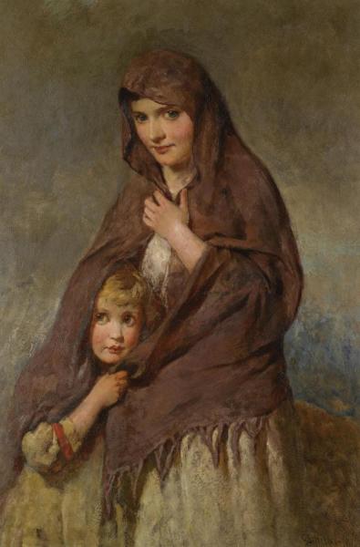 Mother And Child by George Elgar Hicks