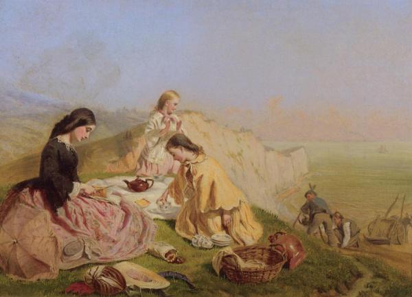 Picnic On The Cliffs by George Elgar Hicks
