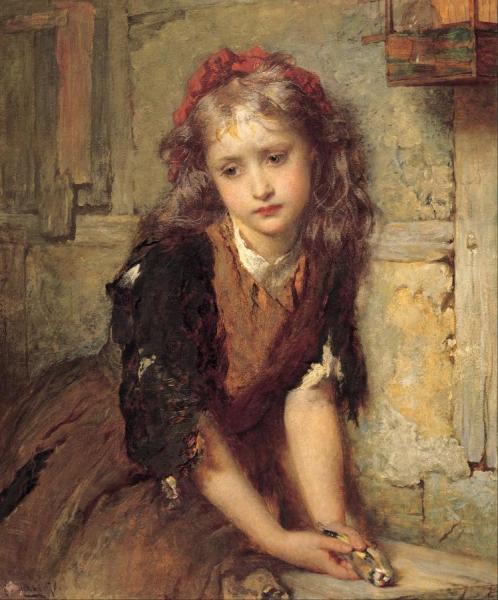 The Dead Goldfinch by George Elgar Hicks