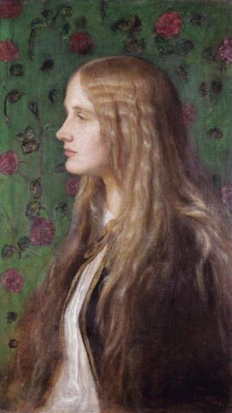 Edith Villiers,later Countess Of Lytton by George Frederic Watts Oil Painting Reproductions