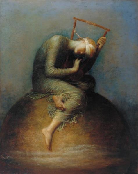 Hope by George Frederic Watts Oil Painting Reproductions