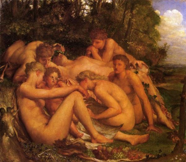 The Infancy Of Zeus by George Frederic Watts Oil Painting Reproductions