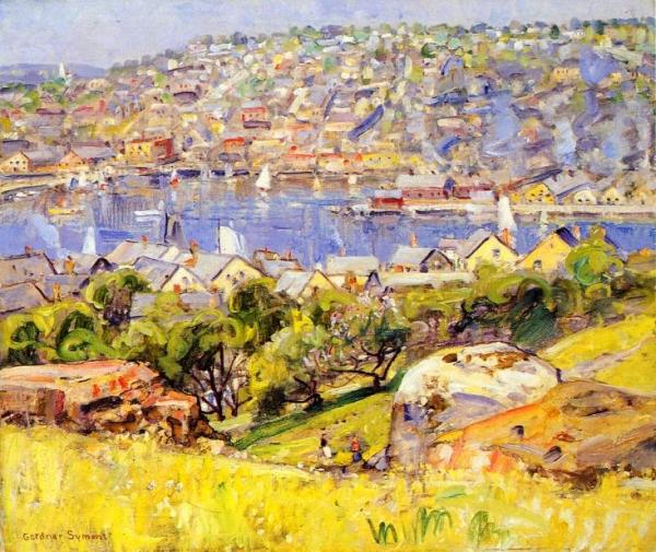 Fishing Village, St. Ives by George Gardner Symons