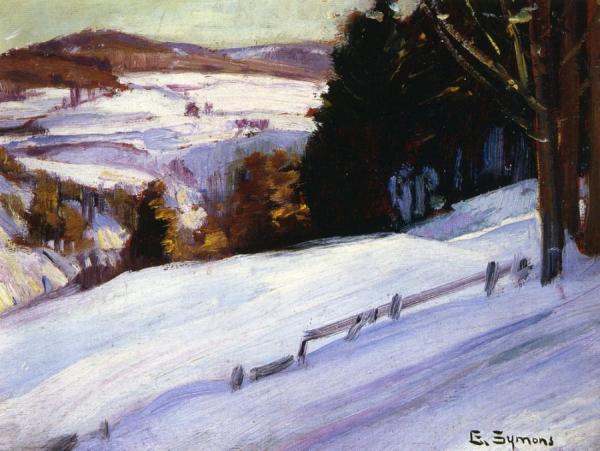 Snow Scene by George Gardner Symons