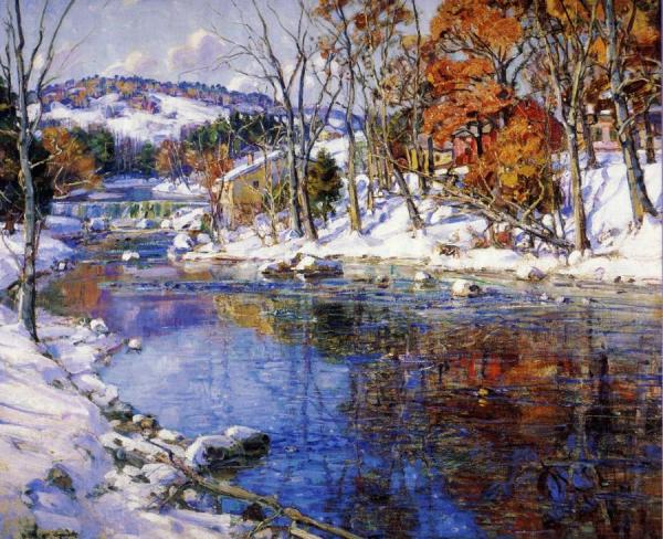 The First Snowfall by George Gardner Symons