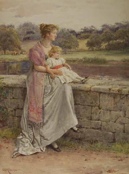 A Summer's Day by George Goodwin Kilburne