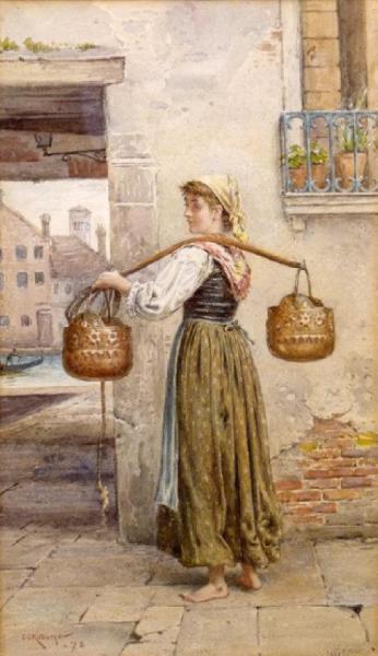 A Venetian Maid by George Goodwin Kilburne