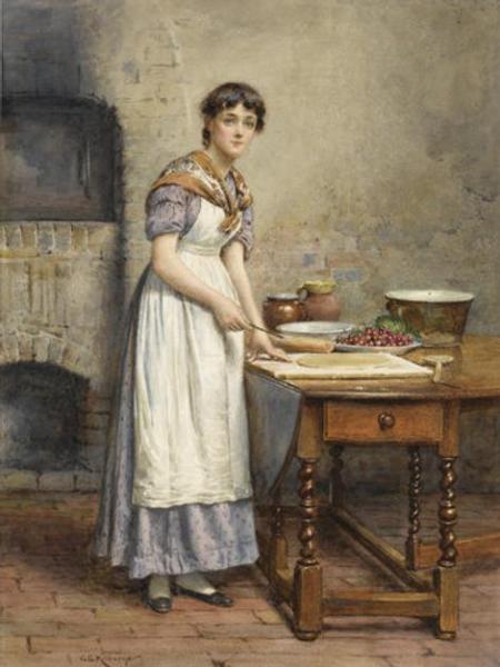 Cherry Pie by George Goodwin Kilburne