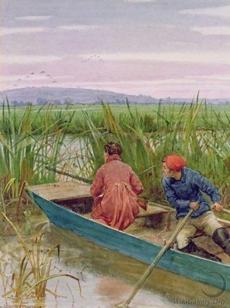 Duck Shooting by George Goodwin Kilburne