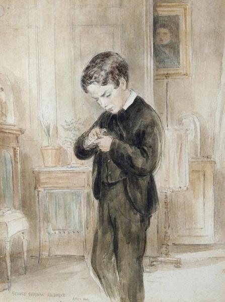 Eton Schoolboy by George Goodwin Kilburne