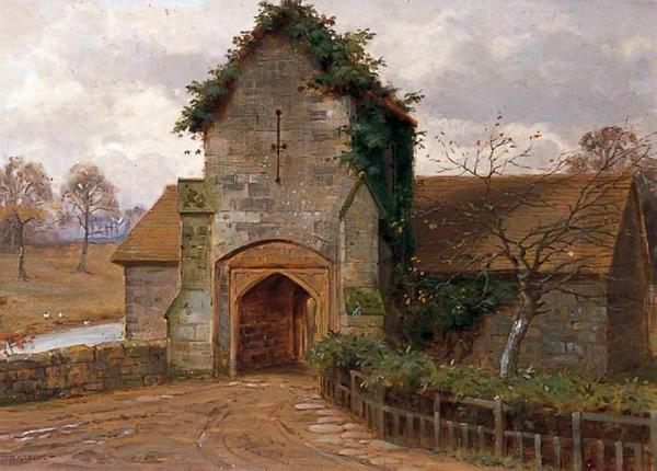 Ewhurst Gatehouse, East Sussex by George Goodwin Kilburne