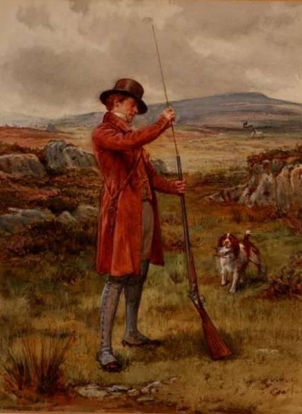 Loading The Gun by George Goodwin Kilburne