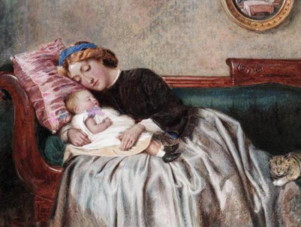 Mother And Child by George Goodwin Kilburne