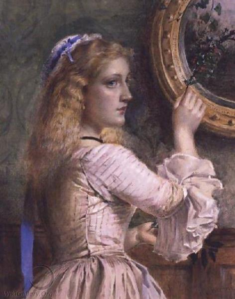 Preparing For Christmas by George Goodwin Kilburne