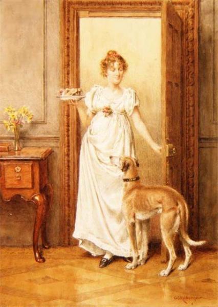 Tasty Morsels by George Goodwin Kilburne