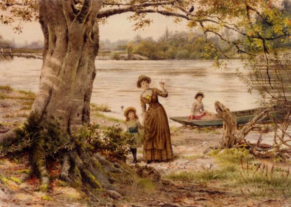 The Black Bird by George Goodwin Kilburne