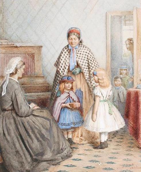 The Gift by George Goodwin Kilburne