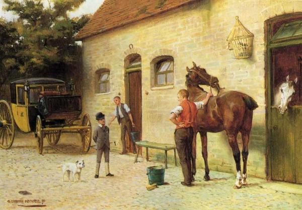 The Heir by George Goodwin Kilburne Oil Painting Reproductions