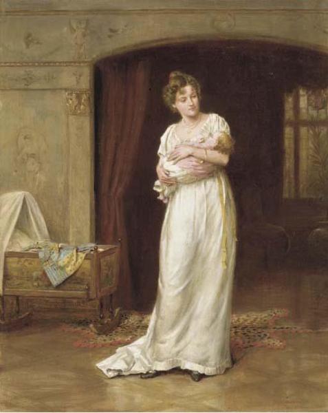 The Lullaby by George Goodwin Kilburne