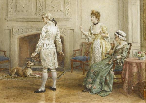 The New Coat by George Goodwin Kilburne