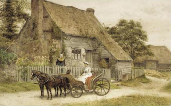 The Parson's Wife by George Goodwin Kilburne