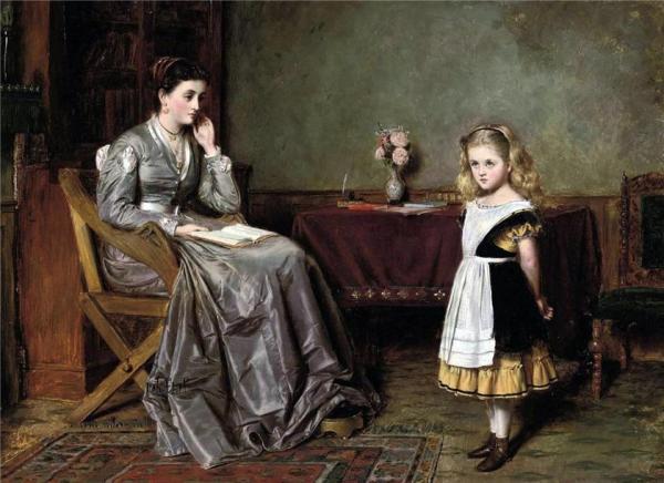 The Recitation by George Goodwin Kilburne