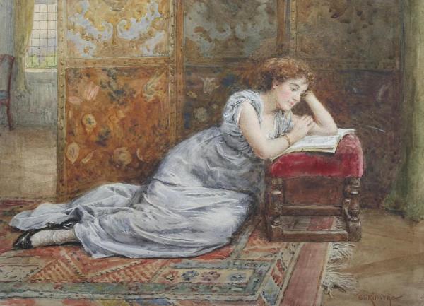 The Thick Of The Plot by George Goodwin Kilburne