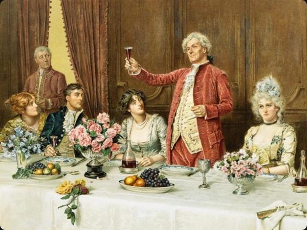 The Toast by George Goodwin Kilburne Oil Painting Reproductions