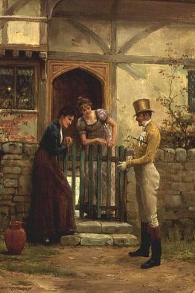The Visitor by George Goodwin Kilburne