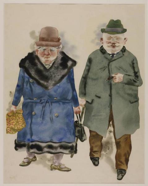A Married Couple by George Grosz