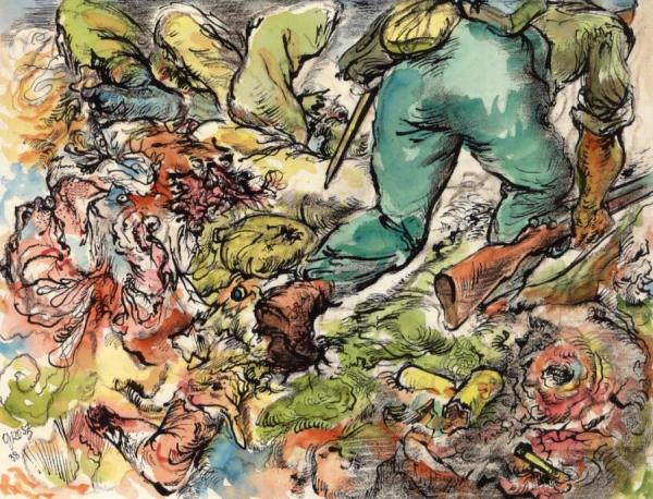 George Grosz Cain And Abel