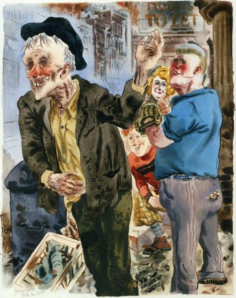 Cheap Whisky by George Grosz