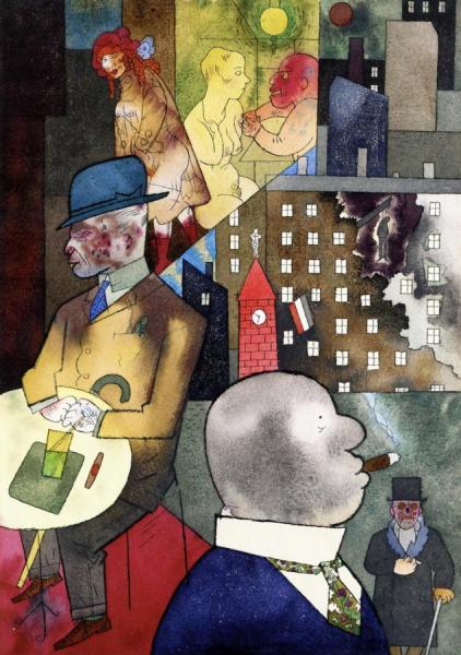 Cross-section Through North Berlin by George Grosz