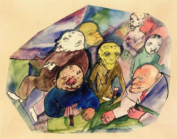 Gathering by George Grosz