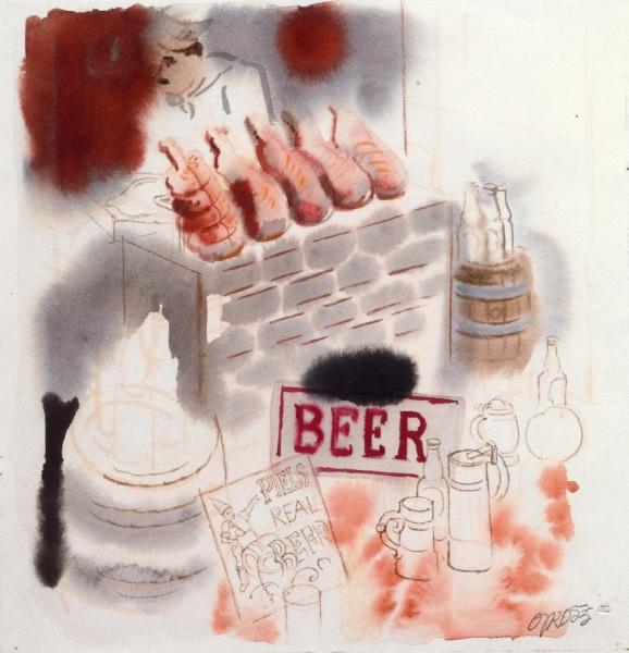 Hotel Cambridge by George Grosz