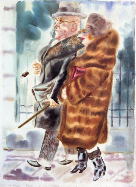 Married Couple by George Grosz
