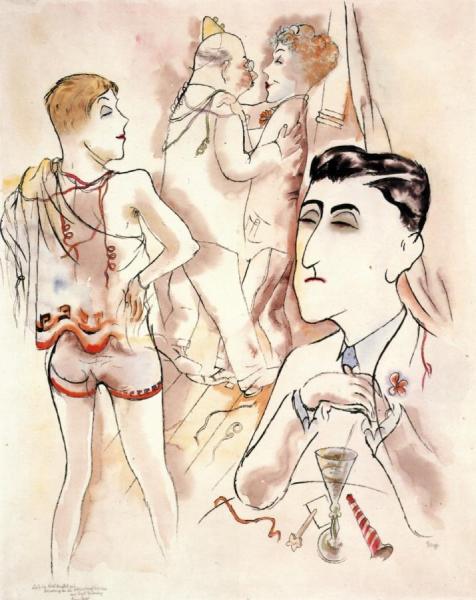 Masked Ball by George Grosz