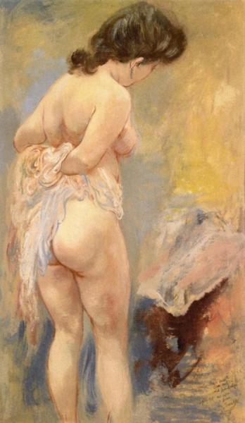 George Grosz Model Undressing