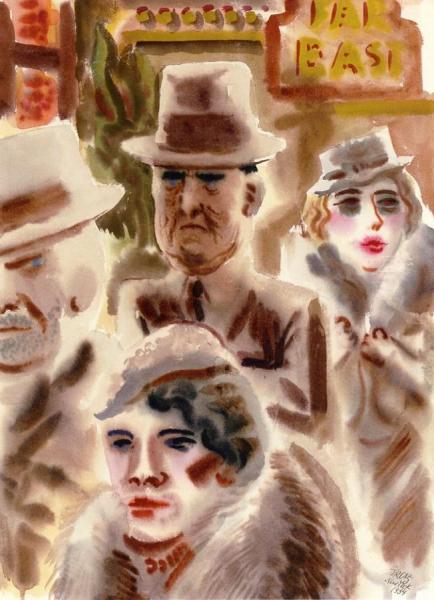 New York Types by George Grosz
