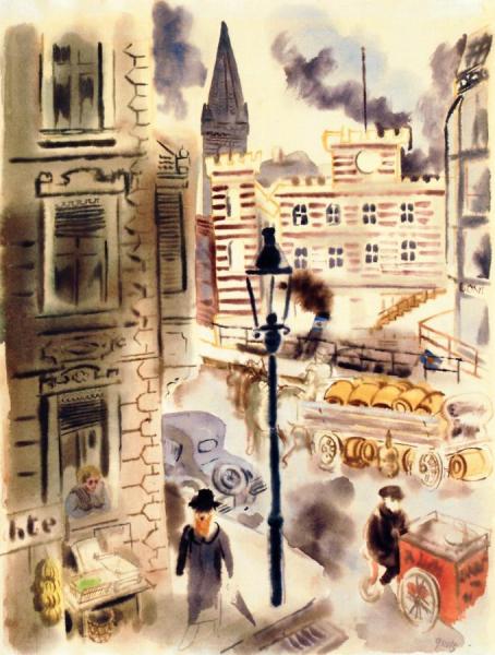 Street Scene, Berlin by George Grosz
