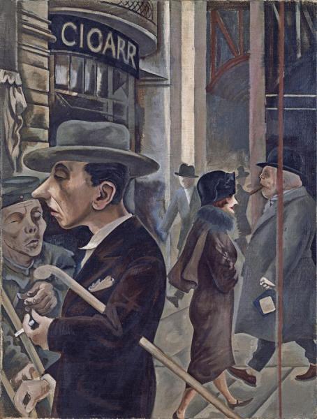 Street Scene (kurfürstendamm), 1925 by George Grosz