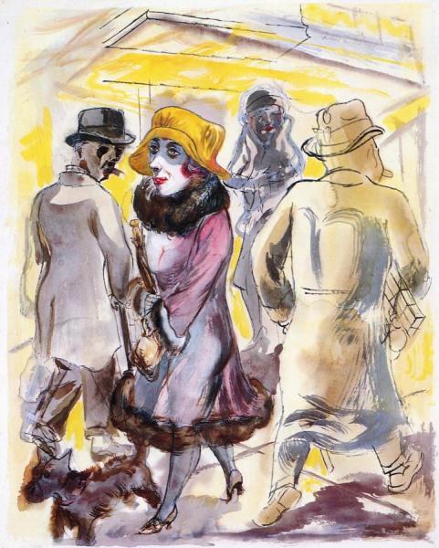 There Is No Hurry by George Grosz