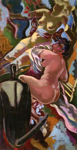 Two Women by George Grosz