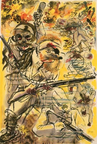 Wild Men by George Grosz